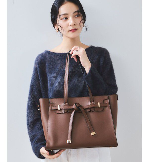 VIS「WEB限定追加【A4収納】フラップタイトートバッグ」|トートバッグ|