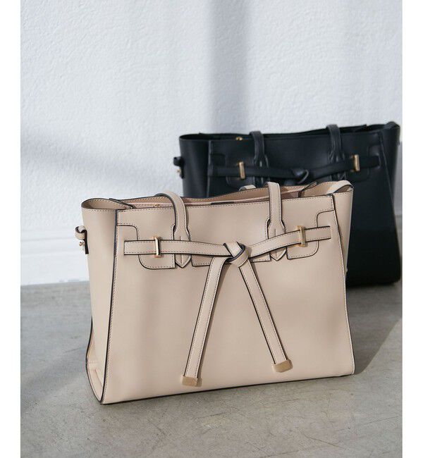 VIS「WEB限定追加【A4収納】フラップタイトートバッグ」|トートバッグ|