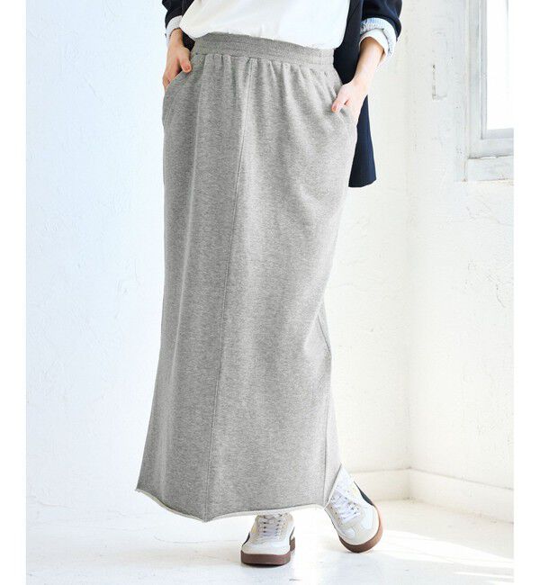 VIS「ミニ裏毛ナロースカート」|スカート|