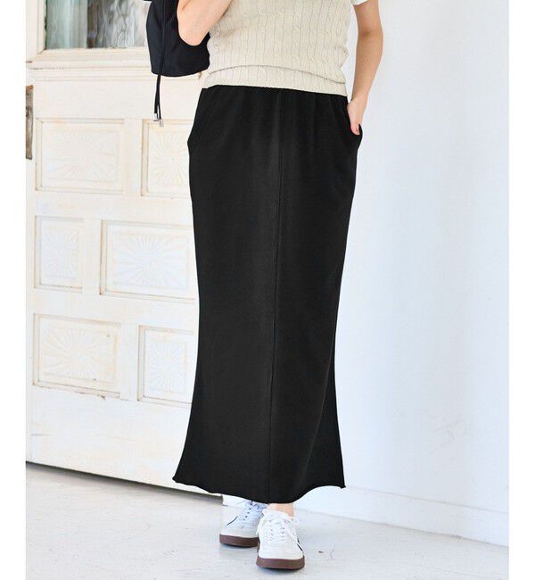 VIS「ミニ裏毛ナロースカート」|スカート|