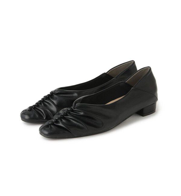 VIS「ギャザーバブーシュパンプス」|パンプス|