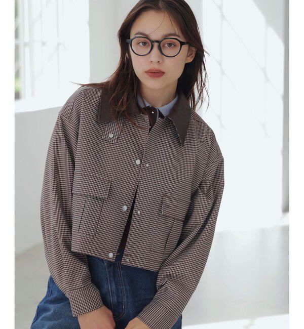 VIS「ショートカバーオールジャケット」|その他|ブラウン系(23)