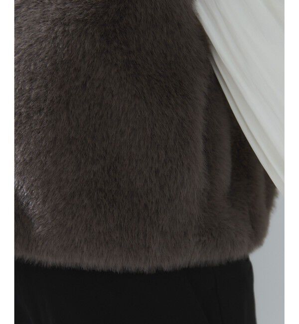 VIS「アソートファーショートベスト」|ベスト・ジレ|