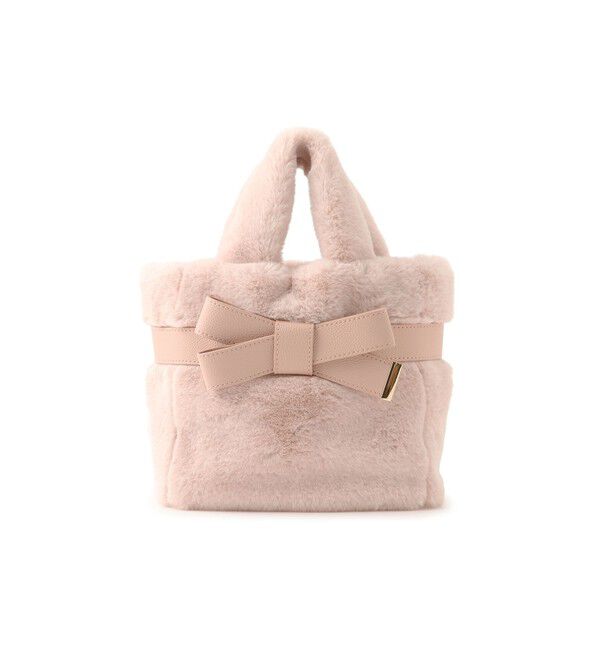 VIS「【2WAY】ファーリボントートバッグ」|トートバッグ|