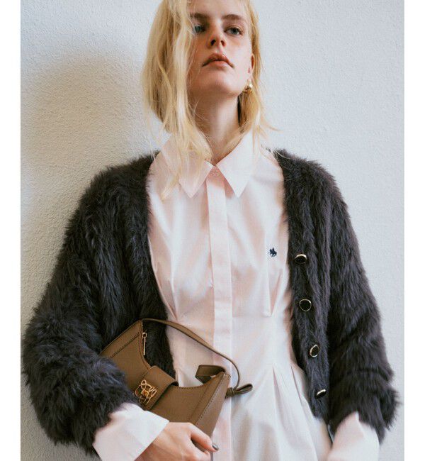 VIS「【POLOBCS】VIS別注ウエストタックフレアシャツ」|シャツ・ブラウス|