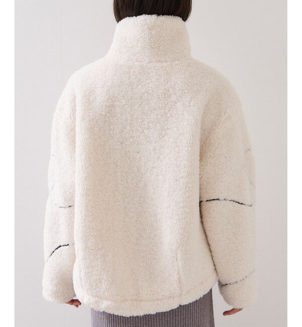 VIS「ジャガードボアブルゾン」|ブルゾン・スタジャン|