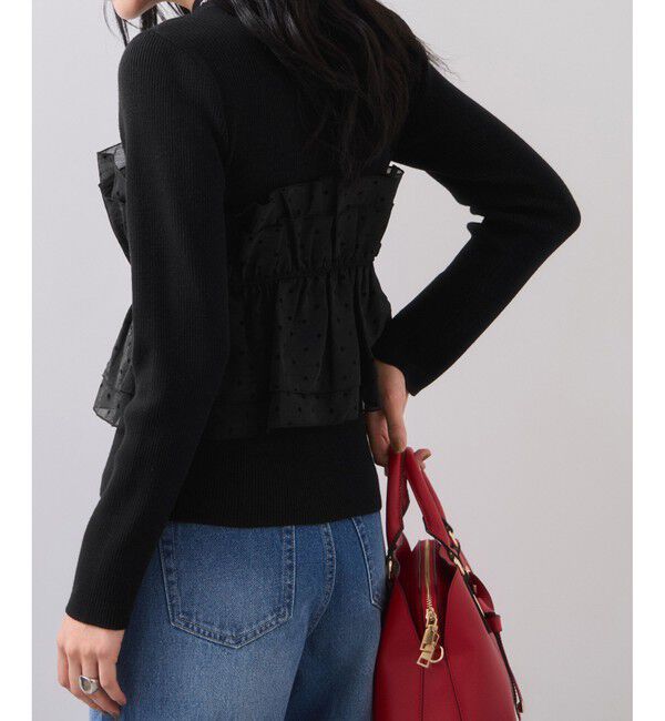 VIS「ビスチェドッキングニットプルオーバー/セットアップ対応」|ニット・セーター|