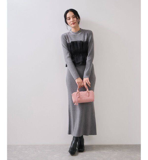 VIS「ビスチェドッキングニットプルオーバー/セットアップ対応」|ニット・セーター|