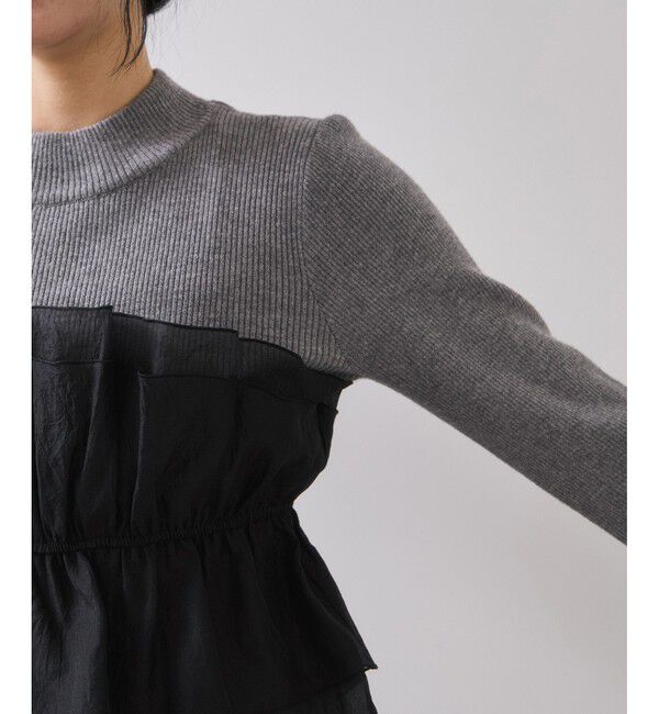 VIS「ビスチェドッキングニットプルオーバー/セットアップ対応」|ニット・セーター|