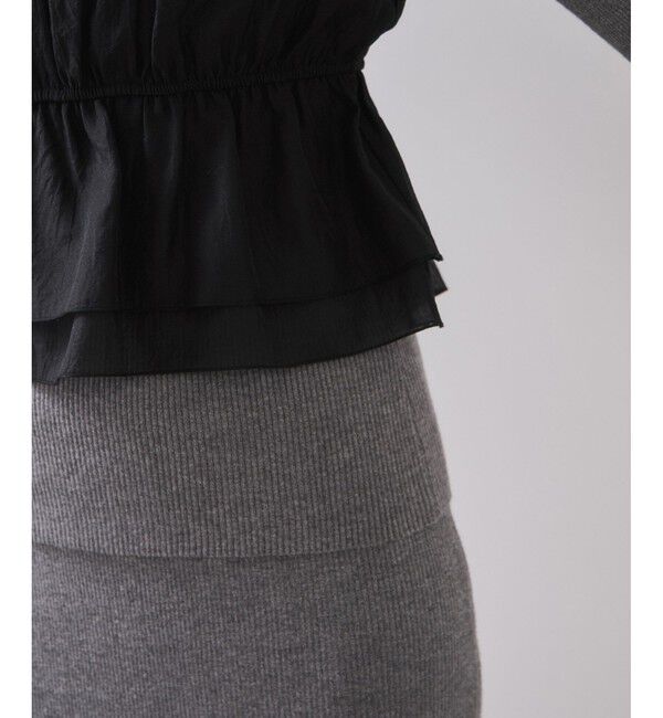 VIS「ビスチェドッキングニットプルオーバー/セットアップ対応」|ニット・セーター|