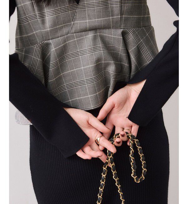 VIS「ビスチェセットニットワンピース」|ワンピース|