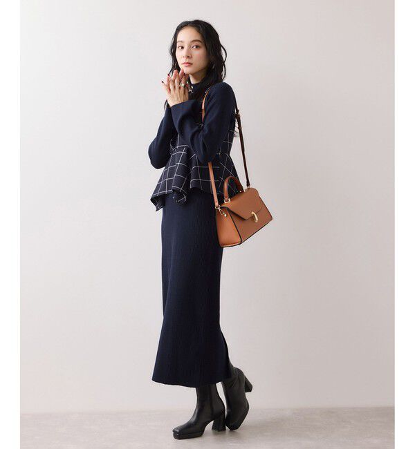 VIS「ビスチェセットニットワンピース」|ワンピース|ネイビー系(43)