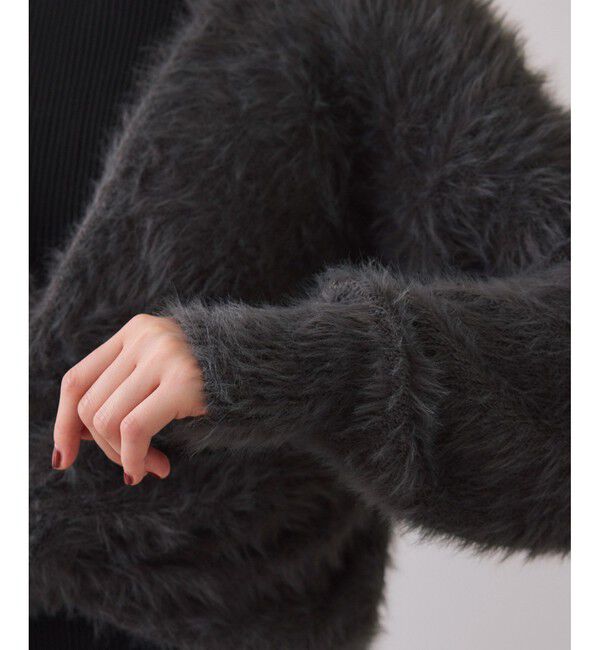 VIS「ねじりショートトップス付きロングニットワンピース/イージーケア」|ワンピース|