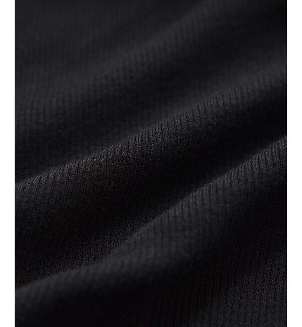 VIS「【美得】ドレープオフショルダーリブニット/イージーケア」|ニット・セーター|