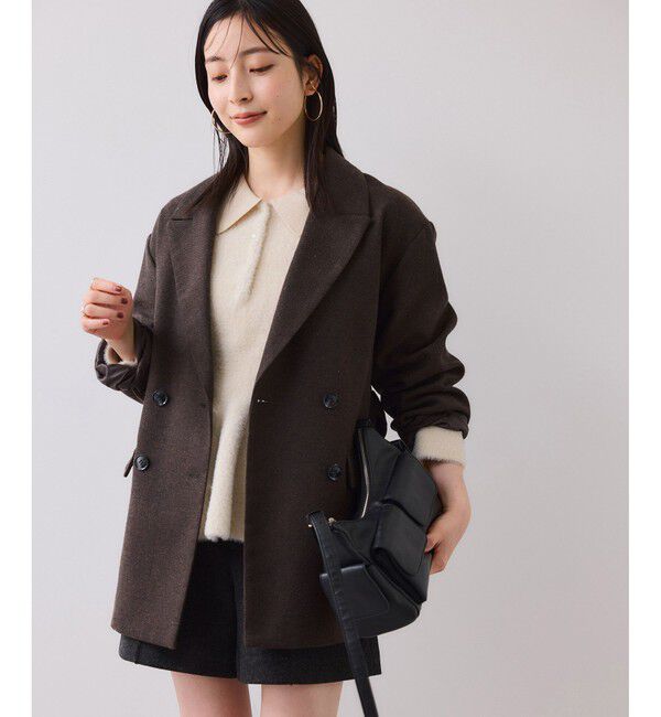 VIS「ペプラムデザインシャギーニット」|ニット・セーター|