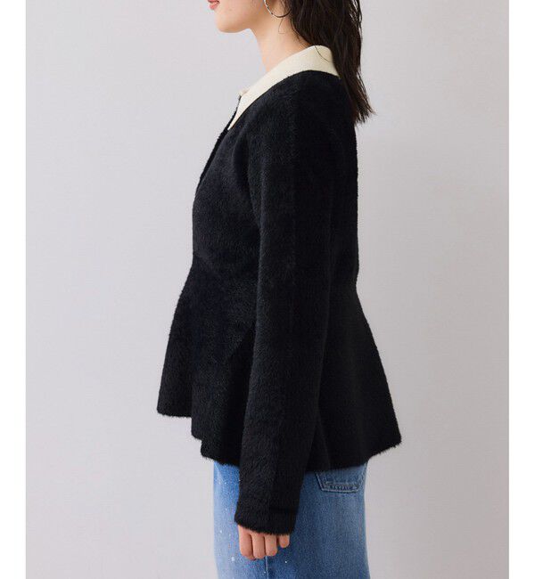 VIS「ペプラムデザインシャギーニット」|ニット・セーター|