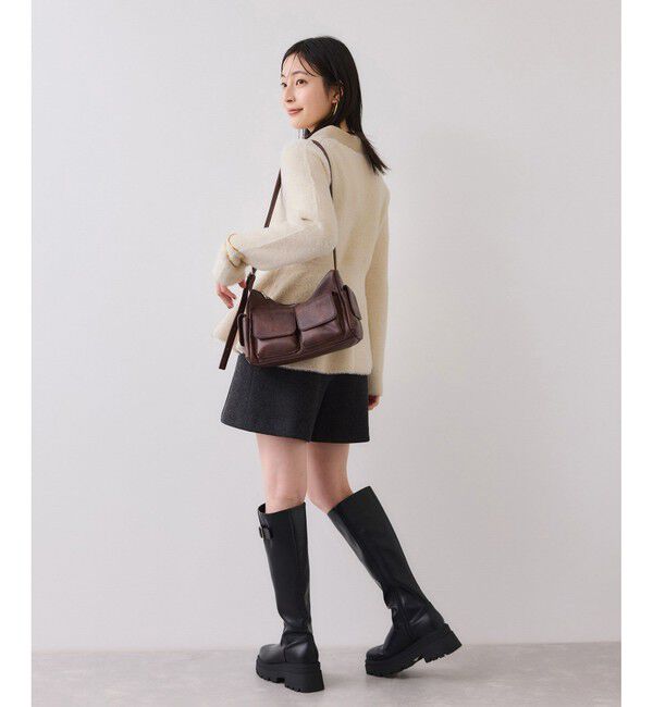 VIS「ペプラムデザインシャギーニット」|ニット・セーター|