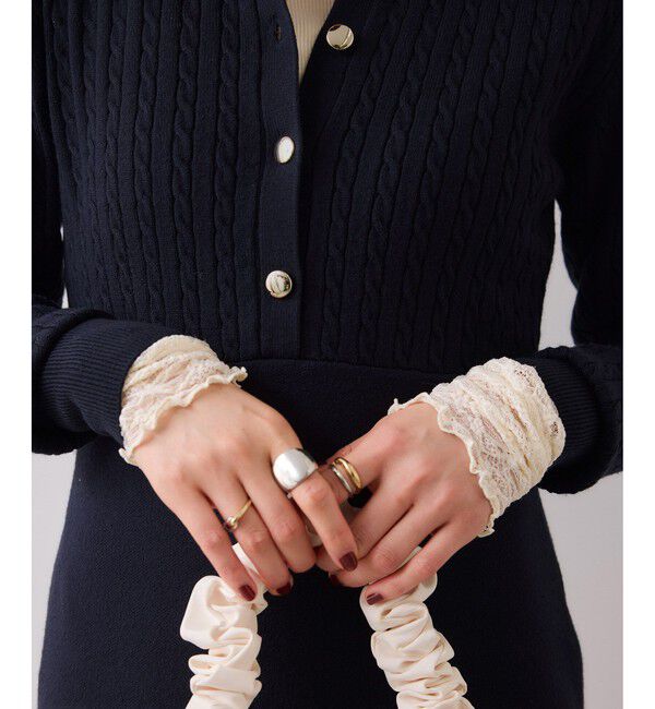 VIS「ポロケーブルモチモチニットワンピース」|ワンピース|