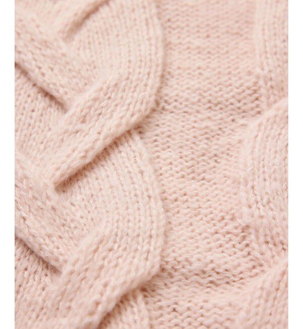 VIS「ケーブルコンパクトニット」|ニット・セーター|