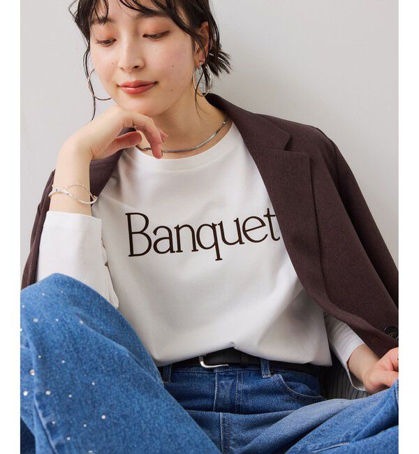 VIS「ロゴ＆フォトアソートプリントロンT」|Tシャツ・カットソー|