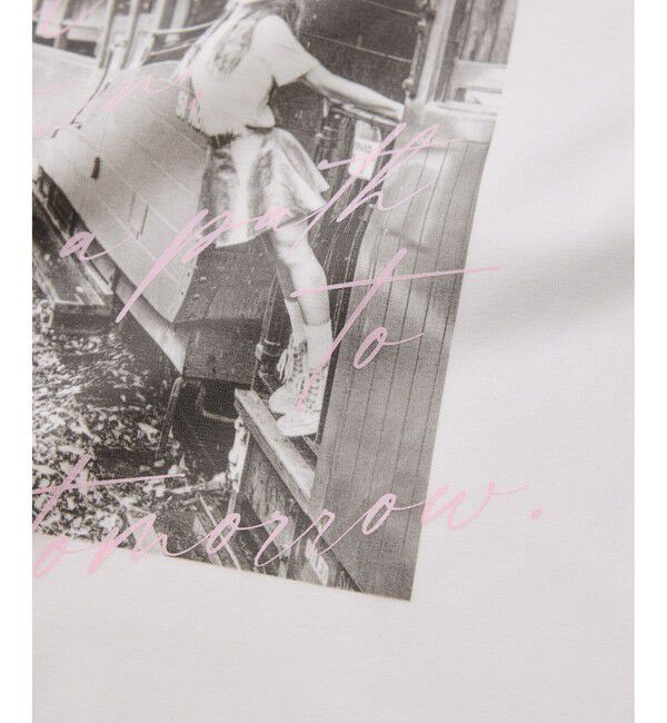 VIS「ロゴ＆フォトアソートプリントロンT」|Tシャツ・カットソー|