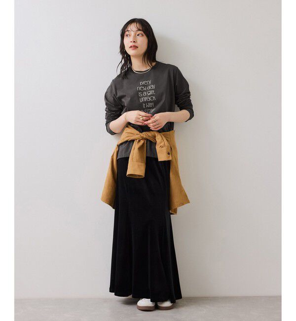 VIS「ロゴ＆フォトアソートプリントロンT」|Tシャツ・カットソー|