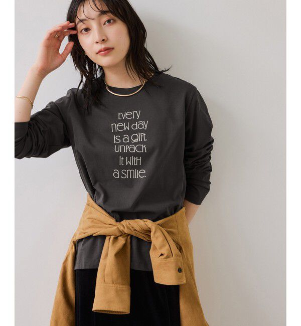 VIS「ロゴ＆フォトアソートプリントロンT」|Tシャツ・カットソー|