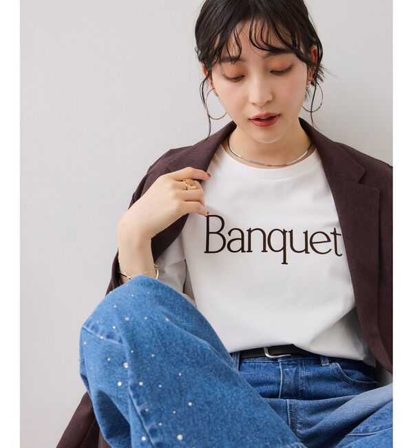 VIS「ロゴ＆フォトアソートプリントロンT」|Tシャツ・カットソー|ホワイト系(11)