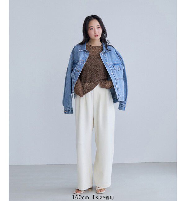 VIS「ボリュームスリーブデニムジャケット/Gジャン」|デニムジャケット|