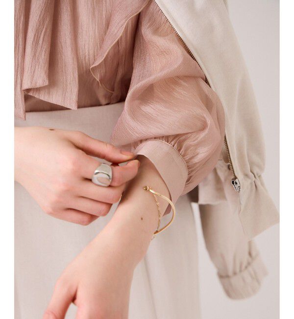 VIS「シャイニーボウタイ長袖ブラウス/イージーケア・2WAY」|シャツ・ブラウス|