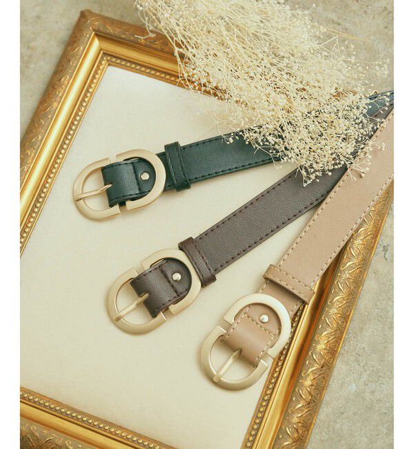 VIS「28mm幅ダブルDバックルベルト」|ベルト|