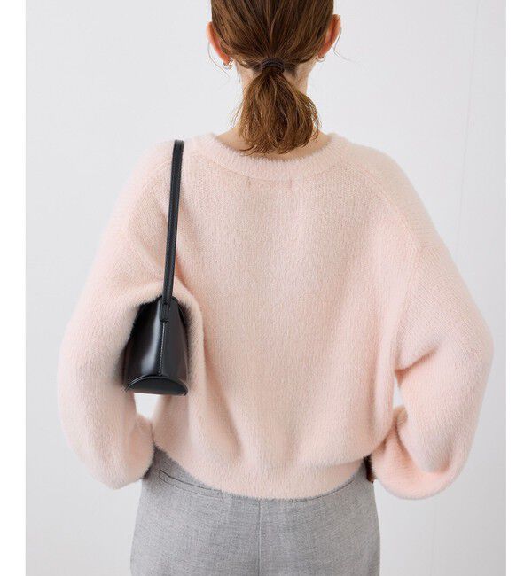 Rope&rsquo;Picnic「fluffy knitフラッフィーニット/ふわふわMIXフェザーニットカーディガン/洗濯機OK」|カーディガン|