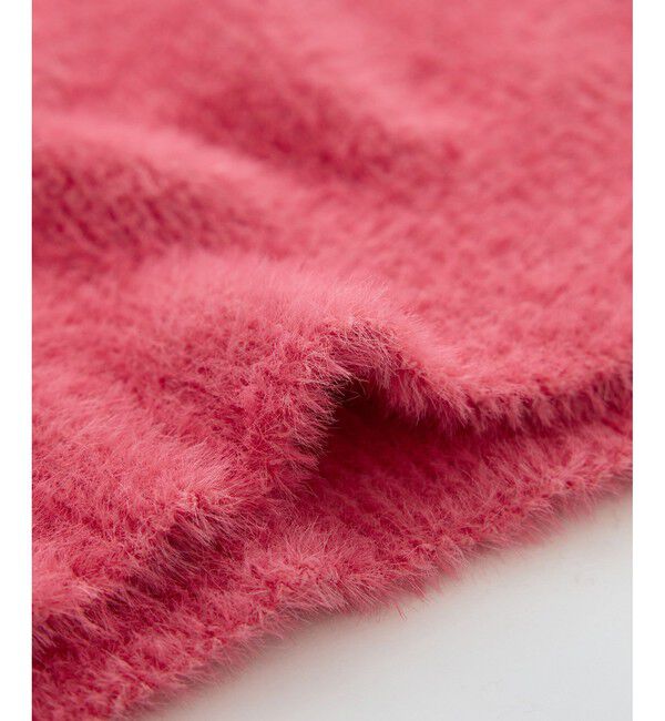 Rope&rsquo;Picnic「fluffy knitフラッフィーニット/ふわふわMIXフェザーニットカーディガン/洗濯機OK」|カーディガン|