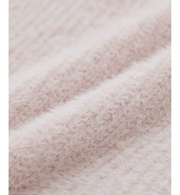 Rope&rsquo;Picnic「fluffy knitフラッフィーニット/ふわふわMIXフェザーニットカーディガン/洗濯機OK」|カーディガン|