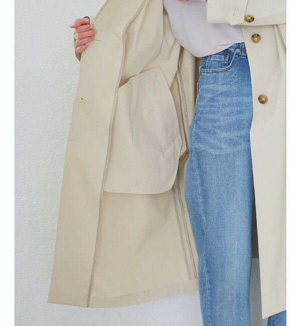 Rope&rsquo;Picnic「【撥水・花粉ガード】ステンカラーコート/スプリングコート」|ステンカラーコート|