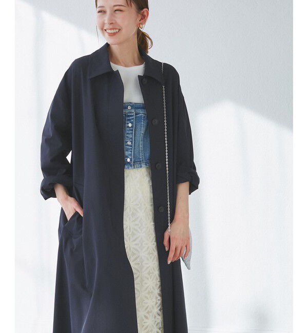 Rope&rsquo;Picnic「【撥水・花粉ガード】ステンカラーコート/スプリングコート」|ステンカラーコート|