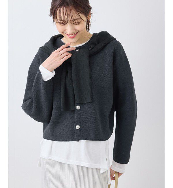 Rope&rsquo;Picnic「【emur/エミュール】モールヤーンニットカーディガン」|カーディガン|