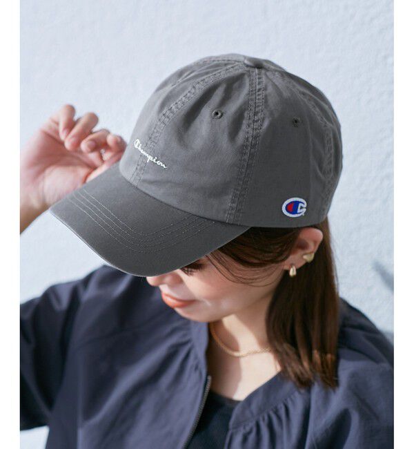 ROPE PICNIC PASSAGE「【Champion/チャンピオン別注】ウォッシュツイルハイキャップ」|キャップ・キャスケット|チャコール(06)