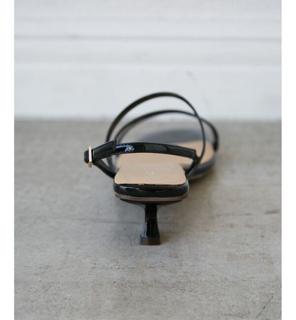 ROPE PICNIC PASSAGE「ナローストラップキトゥンヒールサンダル」|サンダル|