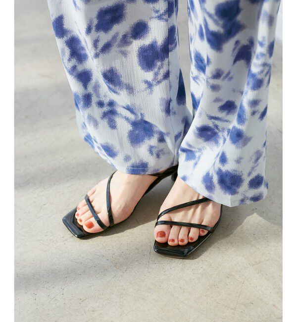 ROPE PICNIC PASSAGE「ナローストラップキトゥンヒールサンダル」|サンダル|