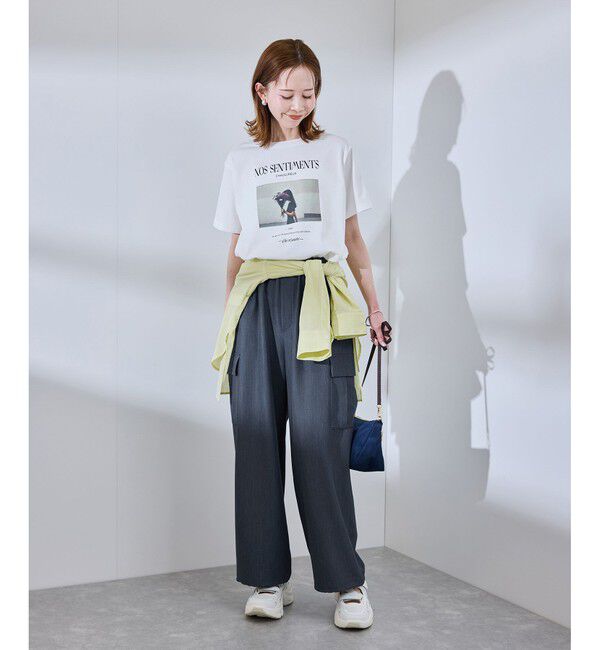 Rope&rsquo;Picnic「【UVカット・接触冷感・イージーケア】イージーカーゴパンツ」|カーゴ|