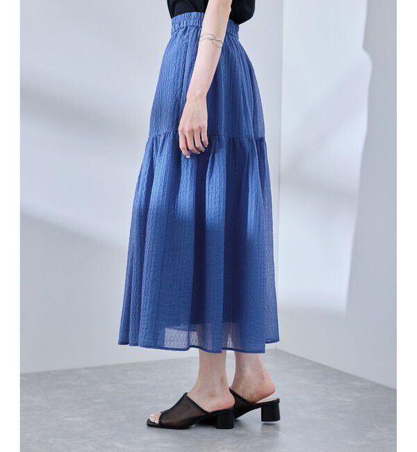 Rope&rsquo;Picnic「シアーティアードスカート」|スカート|