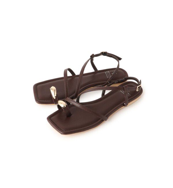 ROPE PICNIC PASSAGE「メタルサムリングサンダル」|サンダル|