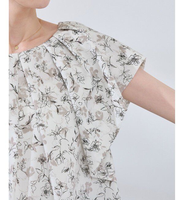 Rope&rsquo;Picnic「ラッフルスリーブブラウス/通勤対応」|シャツ・ブラウス|