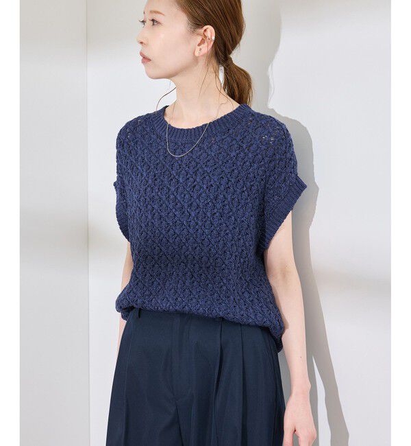 Rope&rsquo;Picnic「ポップコーン編みニットベスト」|ベスト・ジレ|