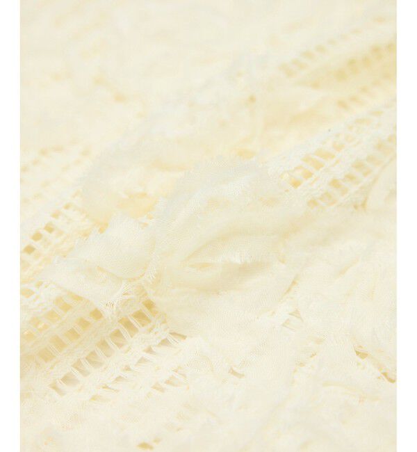 Rope&rsquo;Picnic「メッシュコード刺繍プルオーバー」|Tシャツ・カットソー|