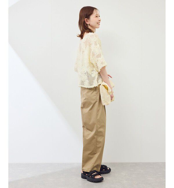 Rope&rsquo;Picnic「メッシュコード刺繍プルオーバー」|Tシャツ・カットソー|