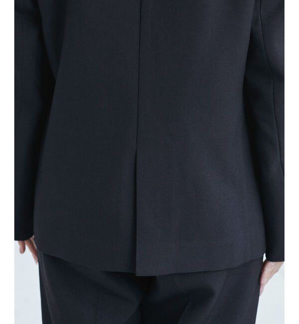 Rope&rsquo;Picnic「【低身長・小柄さんサイズ】レディハンサムシリーズ ウールライク金ボタンジャケット(半裏地)」|テーラードジャケット|