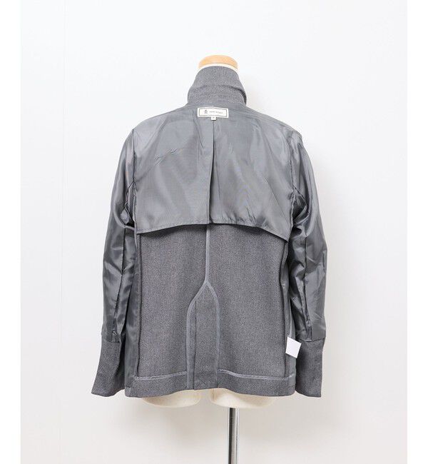 Rope&rsquo;Picnic「【低身長・小柄さんサイズ】レディハンサムシリーズ ウールライク金ボタンジャケット(半裏地)」|テーラードジャケット|