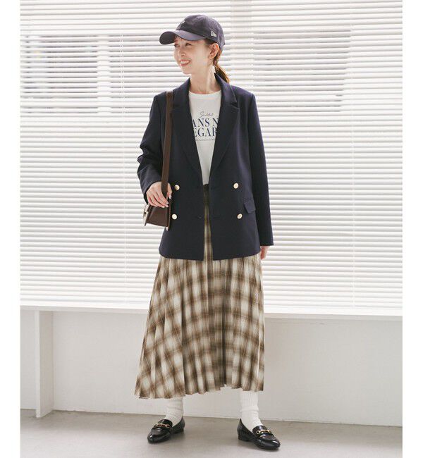 Rope&rsquo;Picnic「チェック柄プリーツスカート」|スカート|